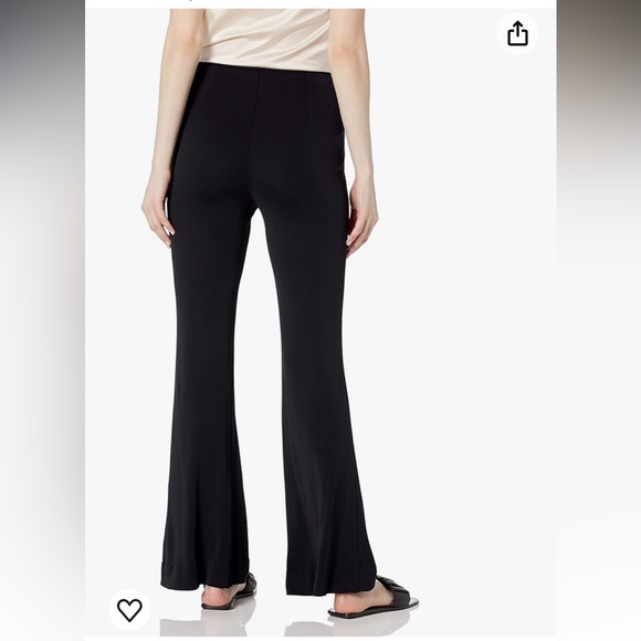 NWT Rebecca Taylor slim knit full pant in night - Picture 2 of 9